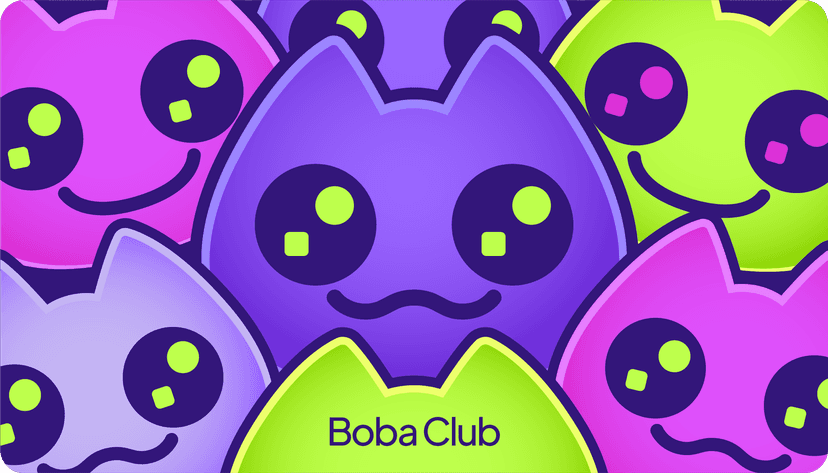 Boba Club Membership Card